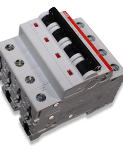 Circuit breaker S203M 3+N pole C6A 10KA